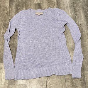 Loft Lavender Crew Neck Sweater